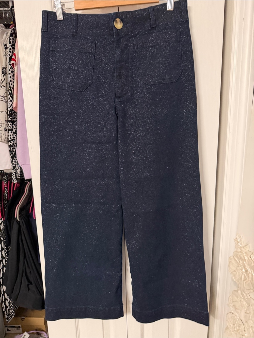 Very good used glitter Maeve Colette jeans size 30